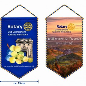 Tischbanner & Tischwimpel mit Logo günstig bedrucken