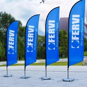 Beachflag bedrucken beidseitig