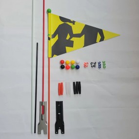 Fahrrad Wimpel bedrucken ｜ Fahrrad Fahne selbst gestalt...